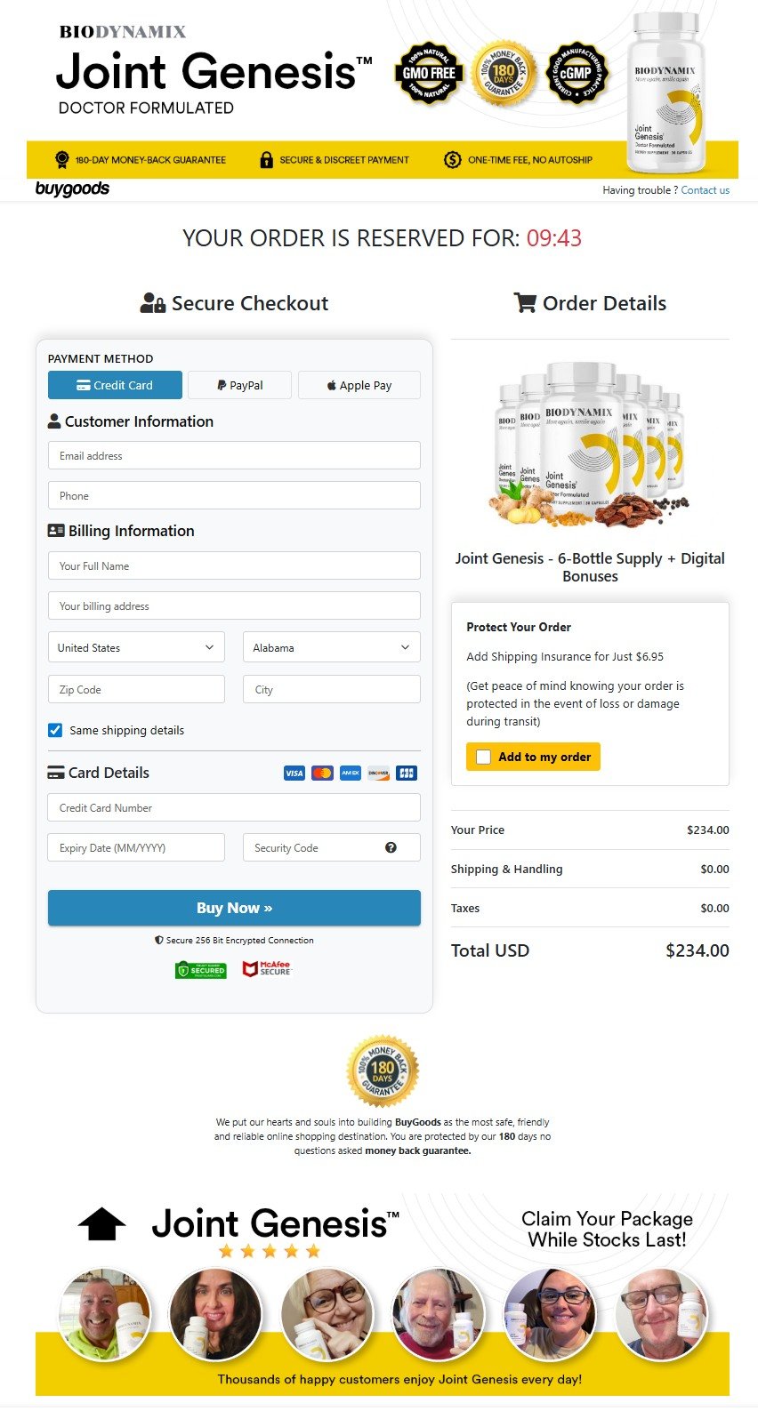 Safe and encrypted payment